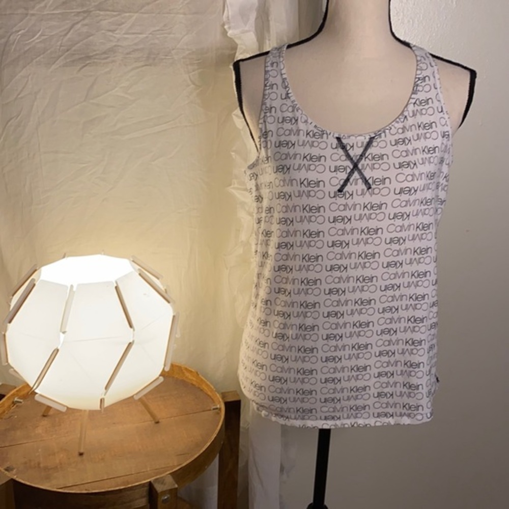 Calvin Klein Logo Sleep Tank Size Medium